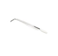 A single chrome metal tremolo arm with a white plastic tip on a white background.