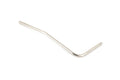Single silver-colored metal tremolo arm with a bend and ball end on a white background.