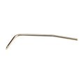 Gold-colored metal L-shaped guitar tremolo arm with a threaded end.
