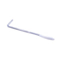 Chrome metal tremolo arm with white plastic tip shown on a white background.