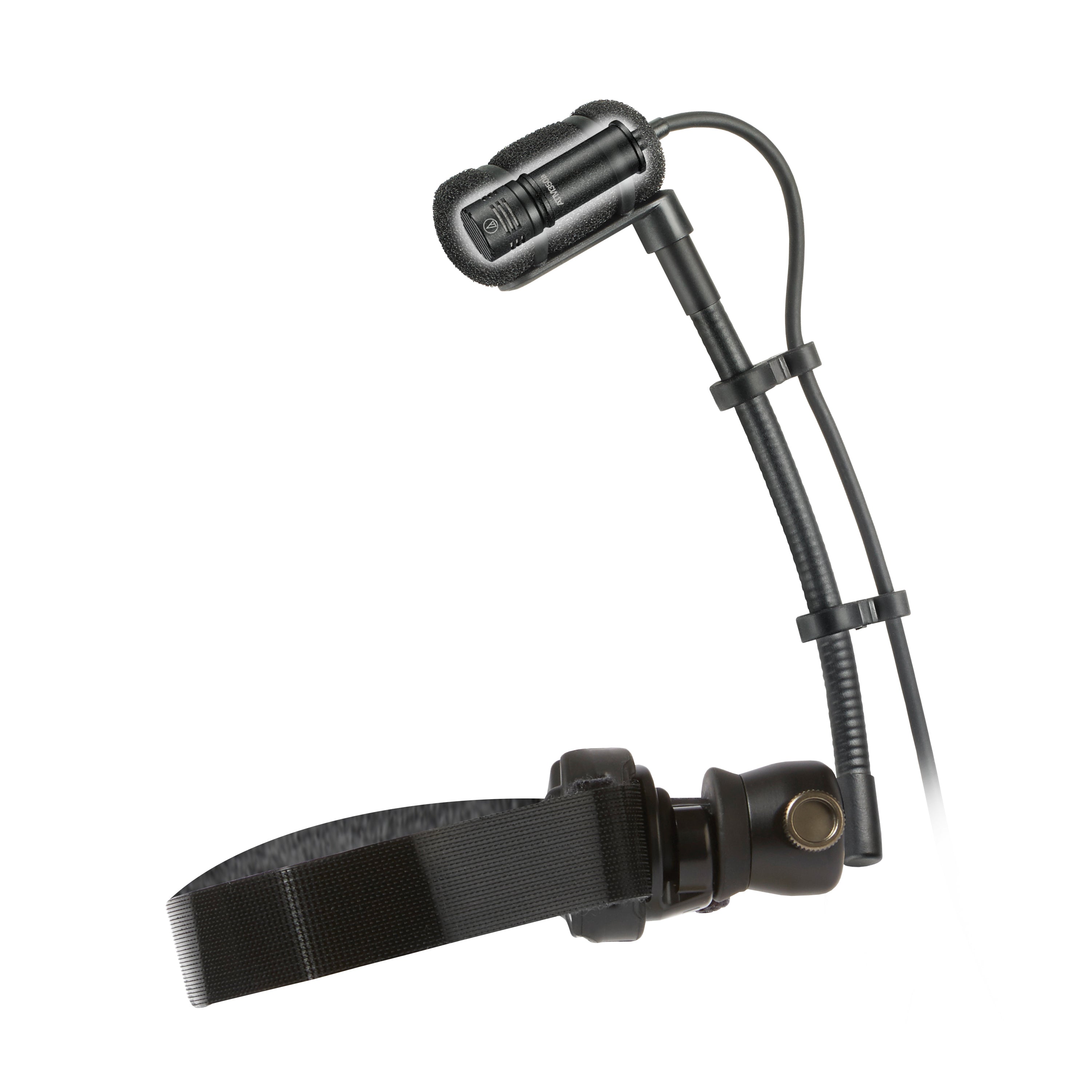 ATM350W Cardioid Condenser Instrument Microphone w/ Woodwind Clip-on Mounting System and 5'' Gooseneck