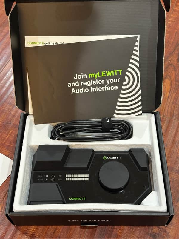 Lewitt Connect 6 USB-C Audio Interface 2022 - Present - Black