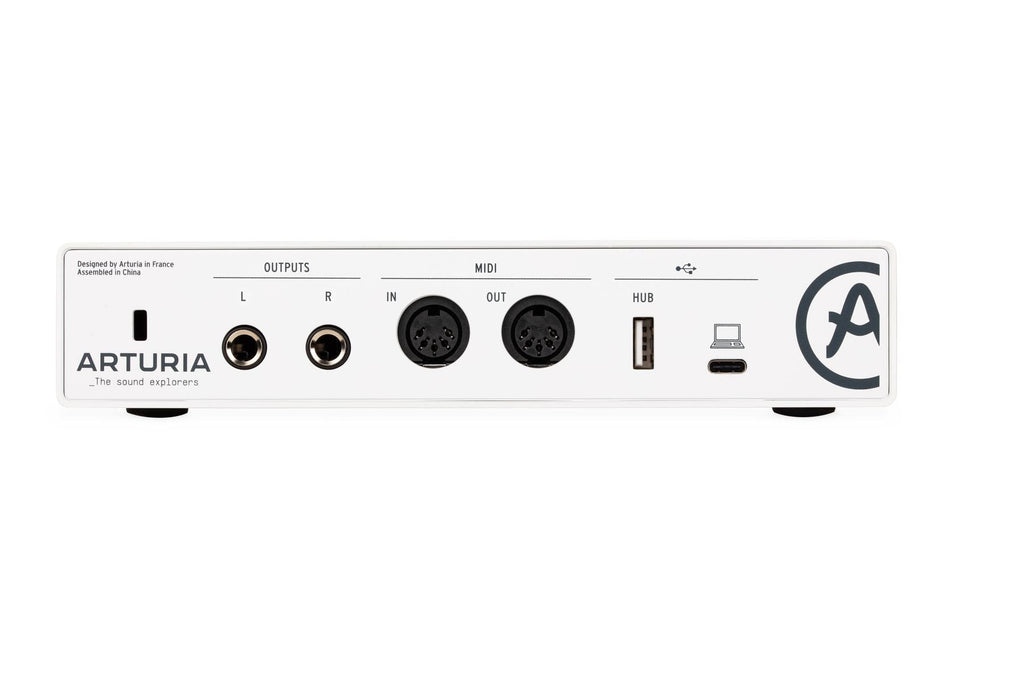 Arturia MiniFuse 2 Compact USB Audio Interface - White, computer recording audio interface
