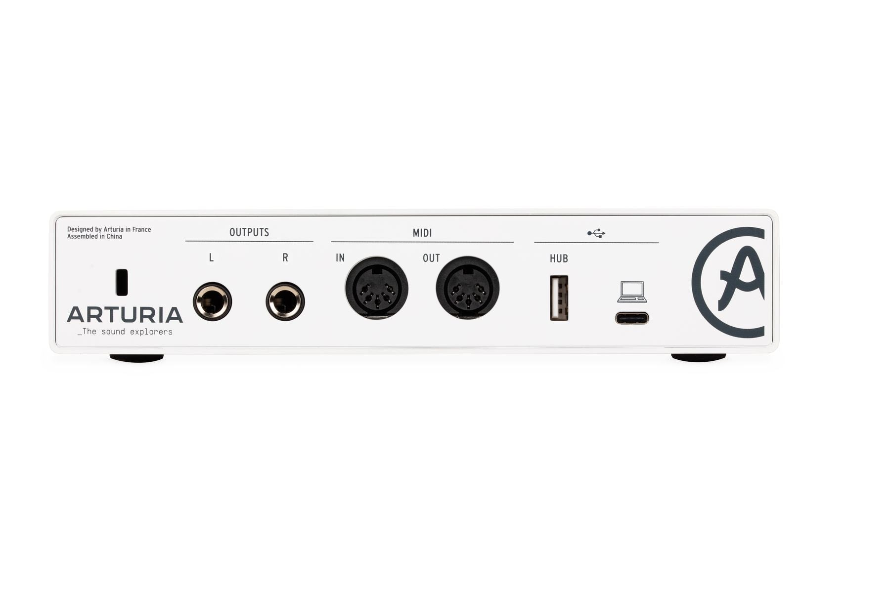 Arturia MiniFuse 2 Compact USB Audio Interface - White, computer recording audio interface