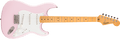 Squier Classic Vibe 50s Stratocaster HT Hard Tail Maple Fingerboard, Parchment Pickguard Shell Pink 0374008556