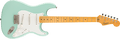 Squier Classic Vibe 50s Stratocaster HT Hard Tail Maple Fingerboard, Parchment Pickguard, Surf Green 0374008557