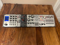 Moog 104HP case with Synthesis Technology E352, Make Noise Moddemix, ZLOB MiniAT, Bizarre Jezabel Mikishingu, Wild Sync Fat Moog, Pittsburgh Modular Analog Replicator, Doepfer A-140-2 Dual ADSR, and Intellijel Metropolis