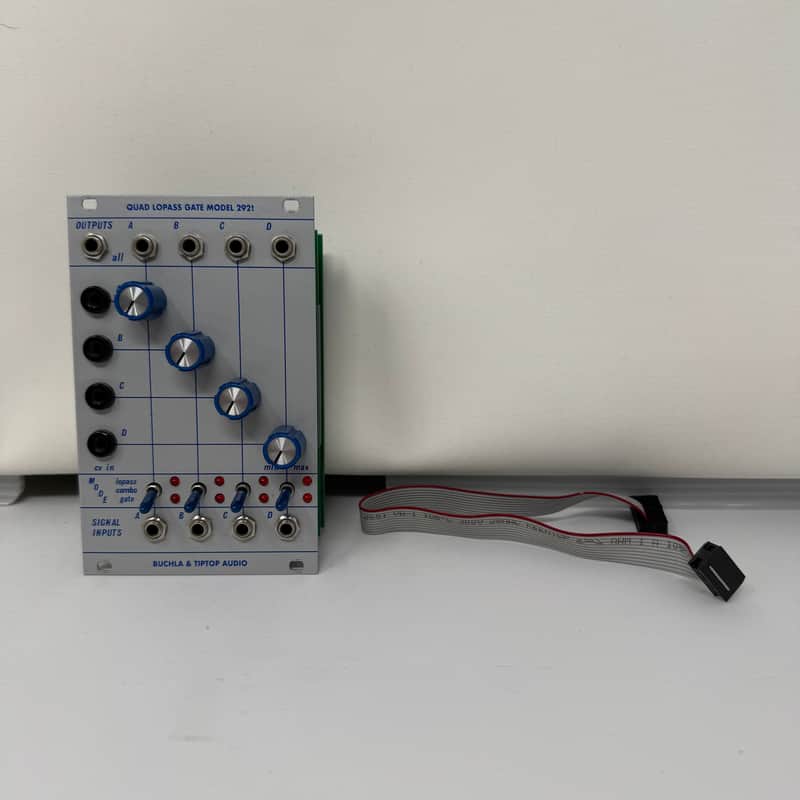 Tiptop Audio Buchla 292T Quad Lopass Gate 2022 - Present - Silver