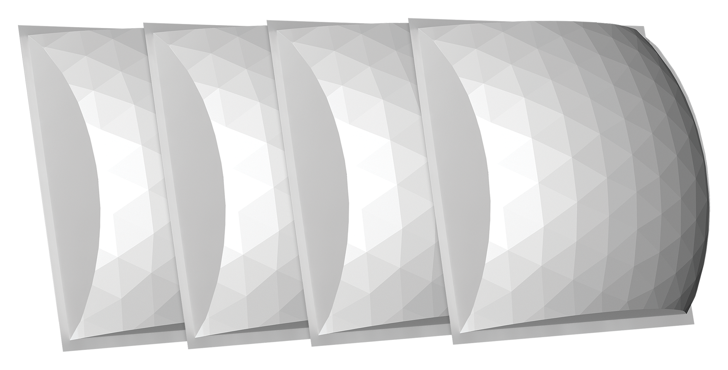 GeoFusor 4''x12''x12'' (4 Pack) w/8 Ez-Stick Pro Tabs