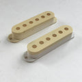2 Vintage 1980s Fender Japan MIJ Strat Pickup Covers Stratocaster Relic #31276