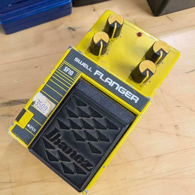 Ibanez SF10 Swell Flanger 1990s - Yellow