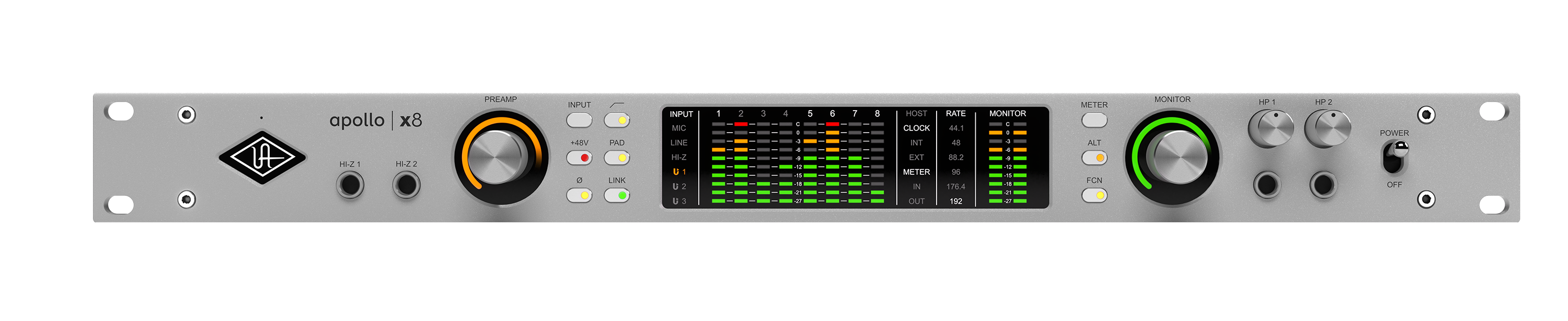 Apollo x8 Gen 2 Thunderbolt Audio Interface - Essentials+ Edition