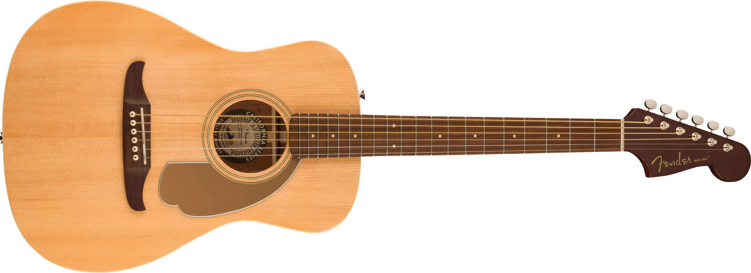 Fender Malibu Player, Walnut Fingerboard, Gold Pickguard, Natural 0970722521