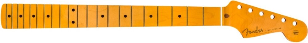 Fender Classic Series ’50s Stratocaster® Neck, Lacquer Finish, 21 Vintage Frets, Soft “V” Shape, Maple Fingerboard