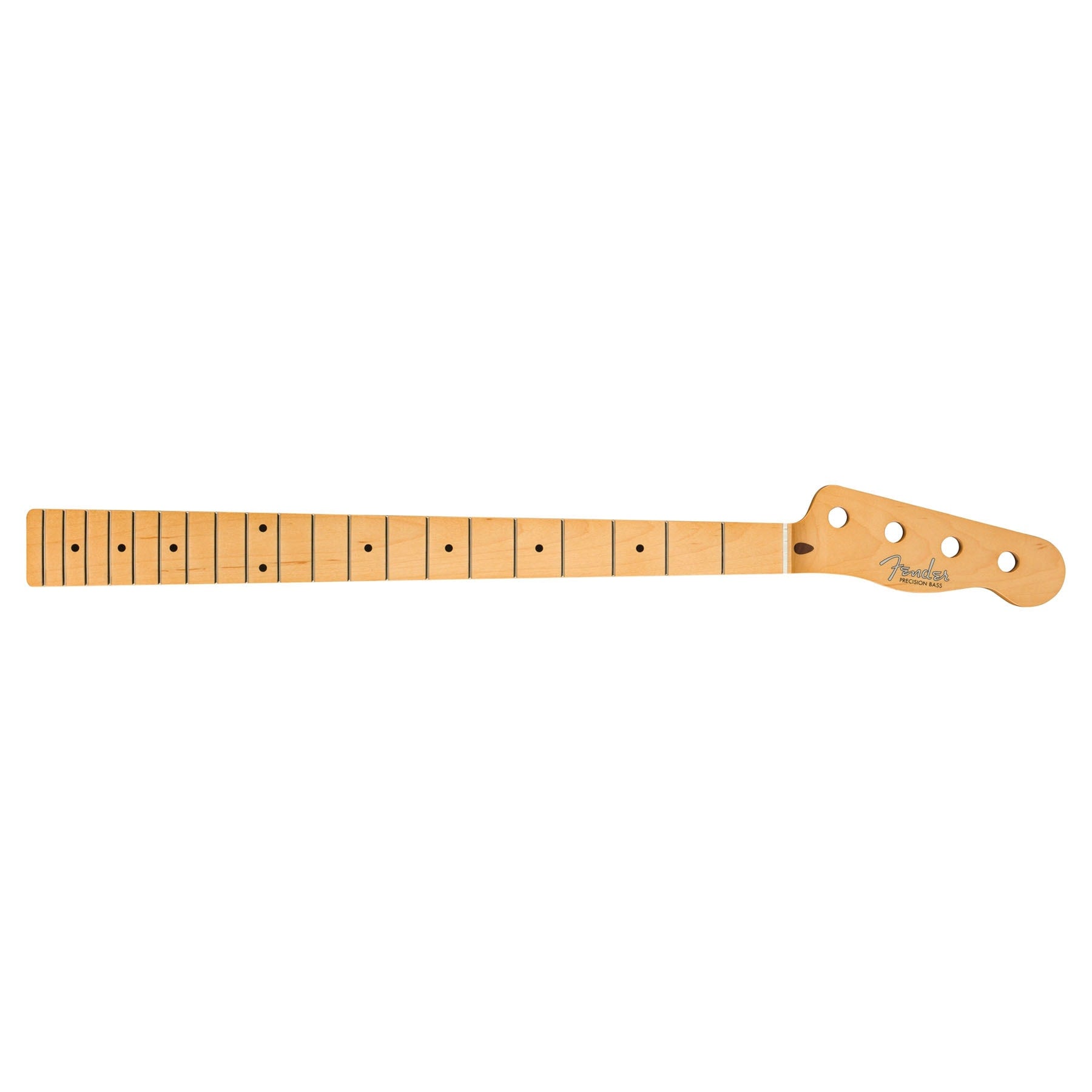 Fender® 1951 Precision Bass® Neck, “U”-Shaped Profile, 20 Medium Jumbo Frets, 9.5″, Maple