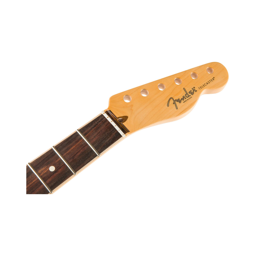 Fender® American Channel Bound Telecaster® Neck, 21 Med Jumbo Frets, Rosewood