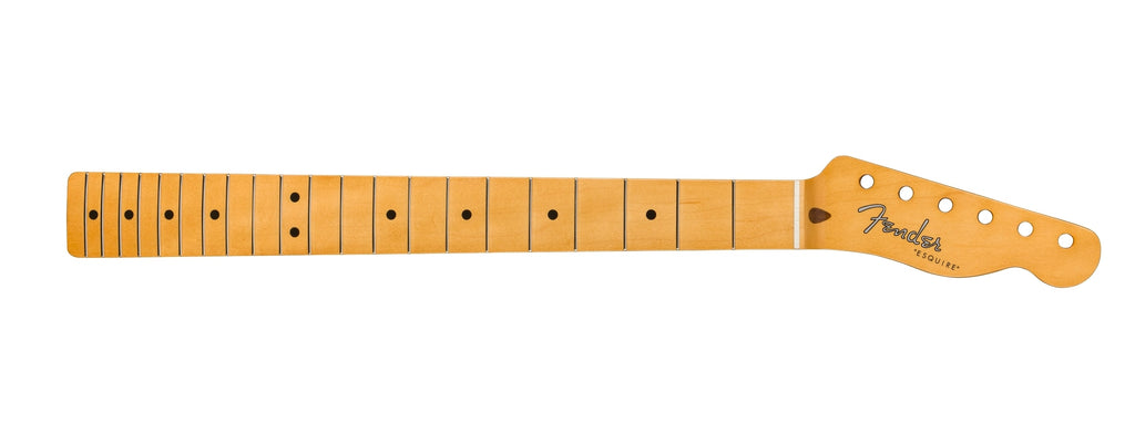 Fender® 50’s Esquire Neck, 21 Vintage Frets, 7.25″, U Shape, Maple