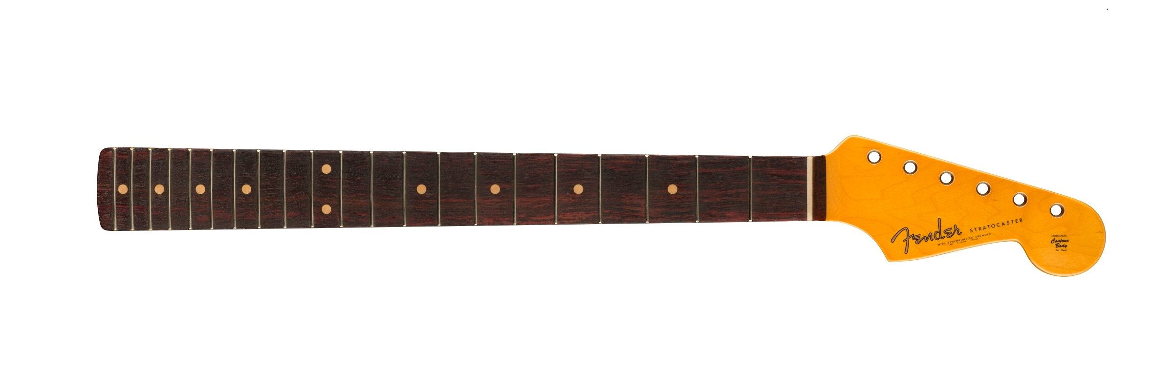 Fender® American Vintage II 1961 Stratocaster Neck, 21 Vintage Tall Frets, 7.25″ Radius, Rosewood