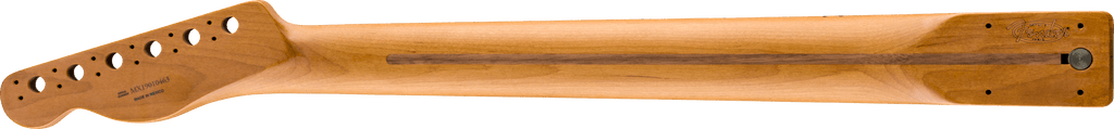 Fender Roasted Maple Telecaster Neck, 22 Jumbo Frets, 12", Maple, Flat Oval Shape 0990302920