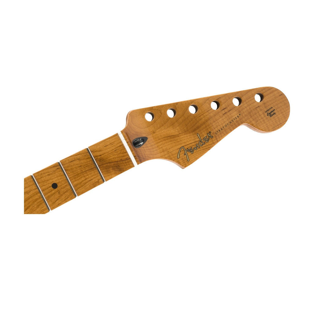Fender® Roasted Maple Stratocaster® Neck, 21 Narrow Tall Frets, 9.5″, Maple, C Shape