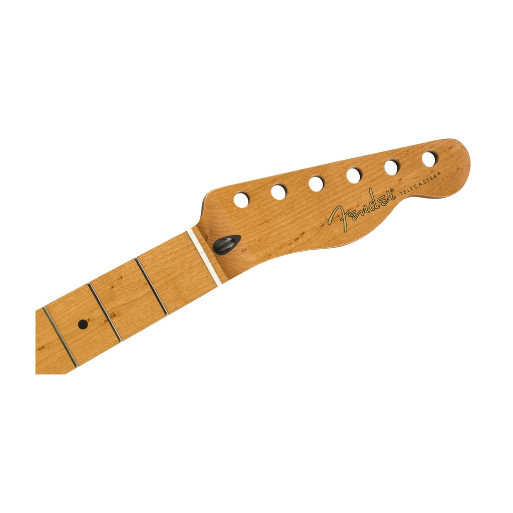 Fender® Roasted Maple Telecaster® Neck, 21 Narrow Tall Frets, 9.5″, Maple, C Shape