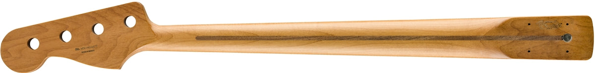 Fender® Roasted Maple Jazz Bass Neck, 20 Medium Jumbo Frets, 9.5″, Maple, C Shape