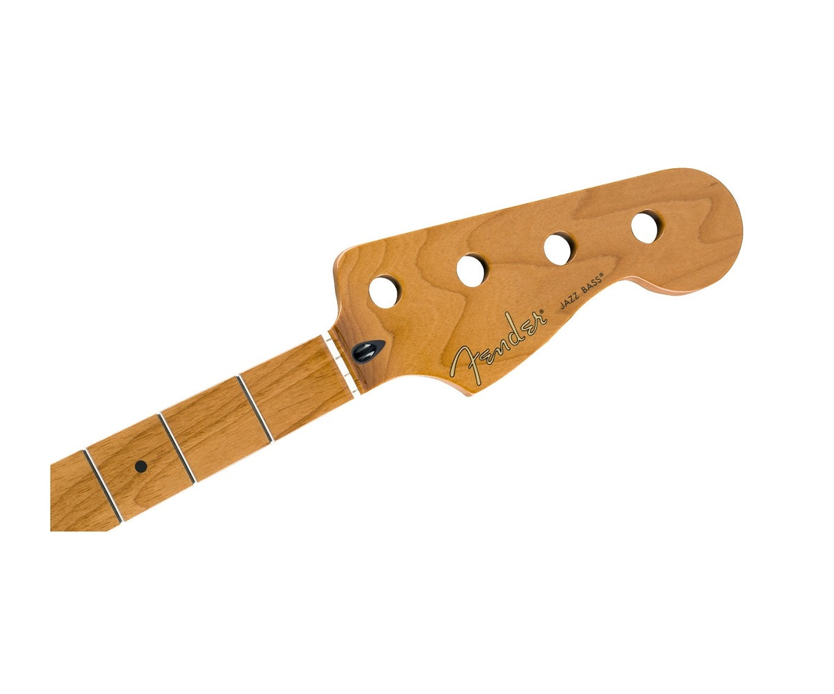 Fender® Roasted Maple Jazz Bass Neck, 20 Medium Jumbo Frets, 9.5″, Maple, C Shape