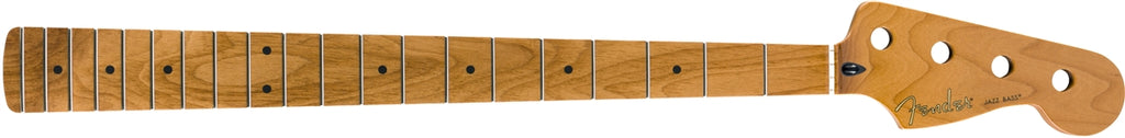 Fender® Roasted Maple Jazz Bass Neck, 20 Medium Jumbo Frets, 9.5″, Maple, C Shape