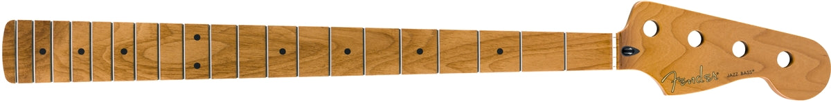 Fender® Roasted Maple Jazz Bass Neck, 20 Medium Jumbo Frets, 9.5″, Maple, C Shape