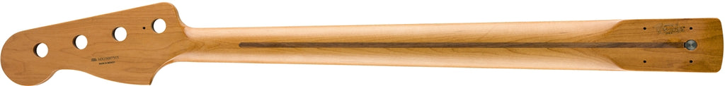 Fender® Roasted Maple Precision Bass Neck, 20 Medium Jumbo Frets, 9.5″, Maple, C Shape