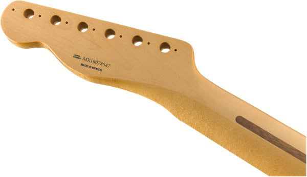 Fender® 1951 Telecaster® Neck, Fat “U” Shape, Narrow Tall Frets, 9.5″, Maple