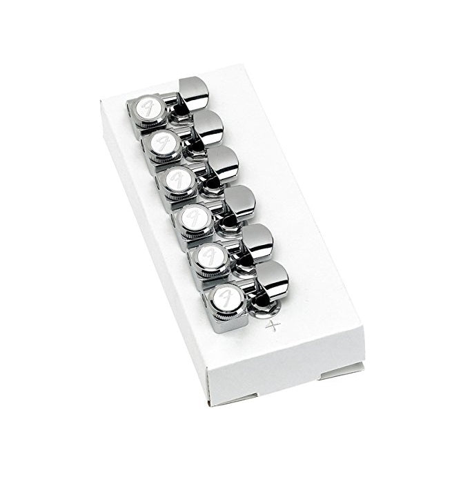 Fender® Locking Stratocaster®/Telecaster® Tuning Machines – Polished Chrome