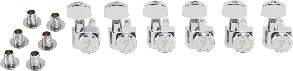 Fender® Locking Stratocaster®/Telecaster® Machine Heads, All Short Post, Chrome