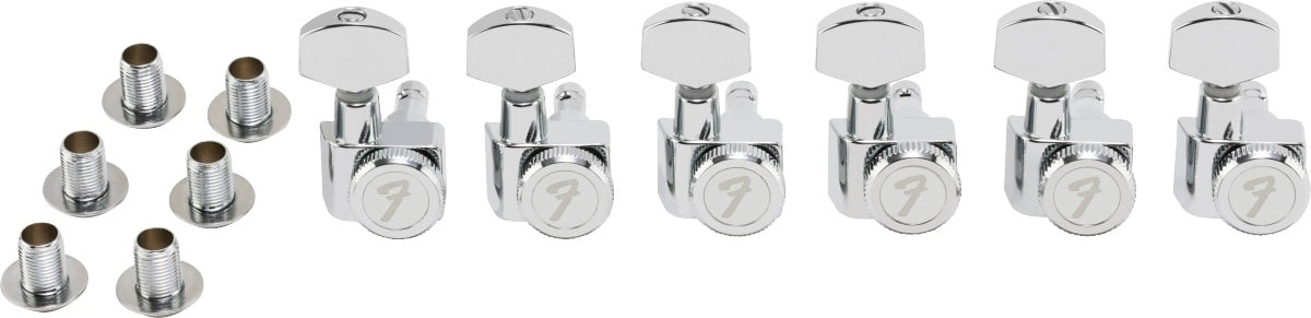 Fender® Locking Stratocaster®/Telecaster® Machine Heads, All Short Post, Chrome