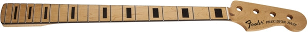 Fender® Classic Series 70’s Precision Bass® Neck, 20 Medium Jumbo Frets, Block Inlay – Maple