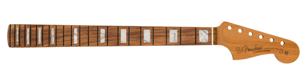 Fender® Roasted Jazzmaster Neck, Block Inlays, 22 Medium Jumbo Frets, 9.5″ Radius, Modern C Shape