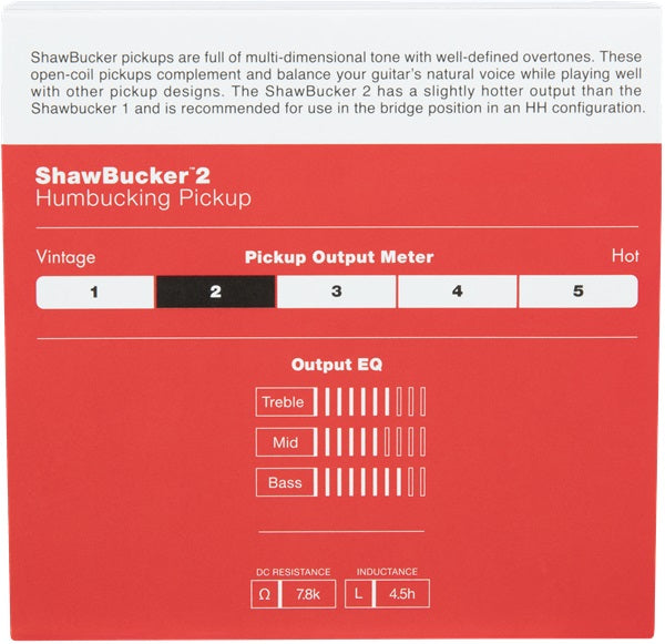 Fender® ShawBucker 2 Humbucking Pickup
