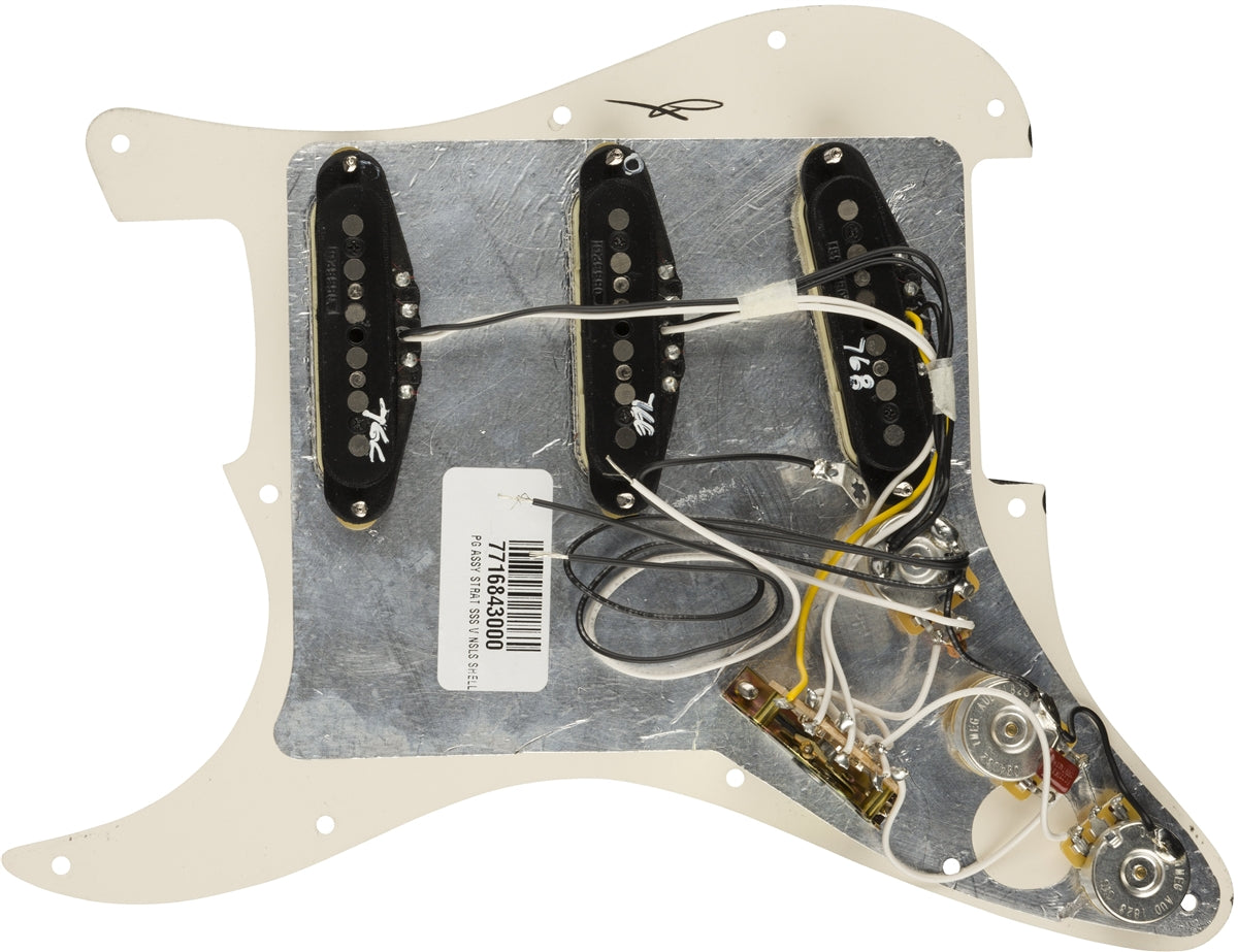 Fender® Pre-Wired Strat® Pickguard, Vintage Noiseless SSS, 11 Hole, Tortoise Shell