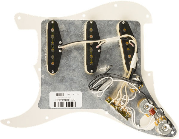 Fender® Pre-Wired Strat® Pickguard, Original ’57/’62 SSS, 11 Hole, Tortoise