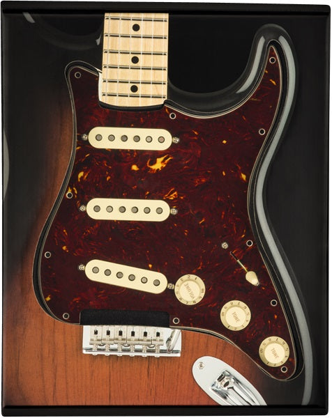 Fender® Pre-Wired Strat® Pickguard, Original ’57/’62 SSS, 11 Hole, Tortoise