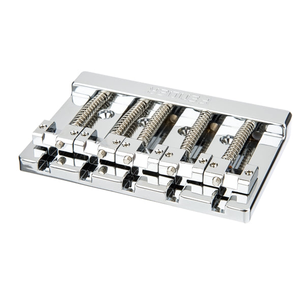 Fender® HiMass™ 5-String Bass Wide Bridge Assembly With Zinc Saddles, Chrome