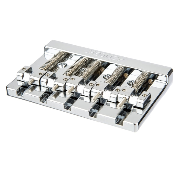 Fender® HiMass™ 5-String Bass Narrow Bridge Assembly With Brass Saddles, Chrome