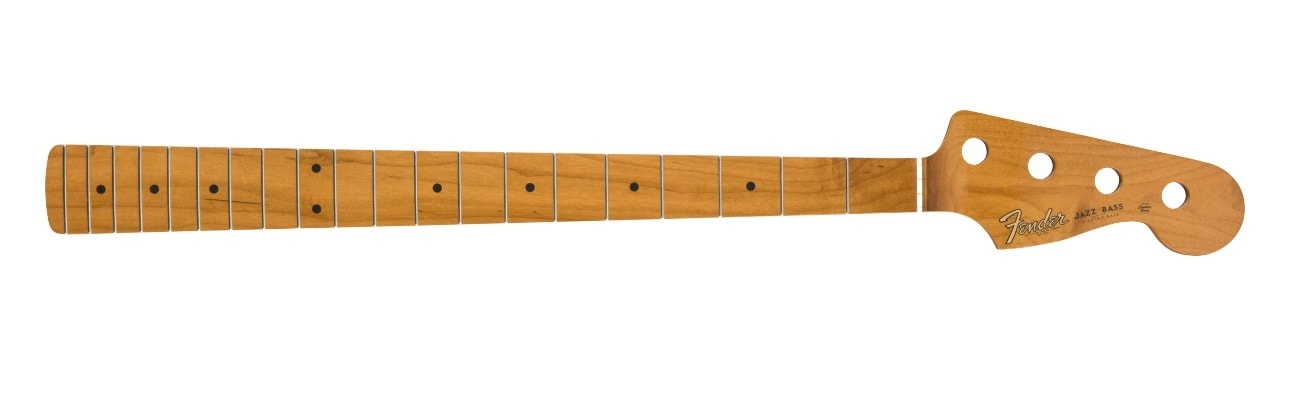 Fender® Roasted Maple Vintera ’60’s Jazz Bass Neck, 20 Vintage Frets, 7.25″, “C” Shape