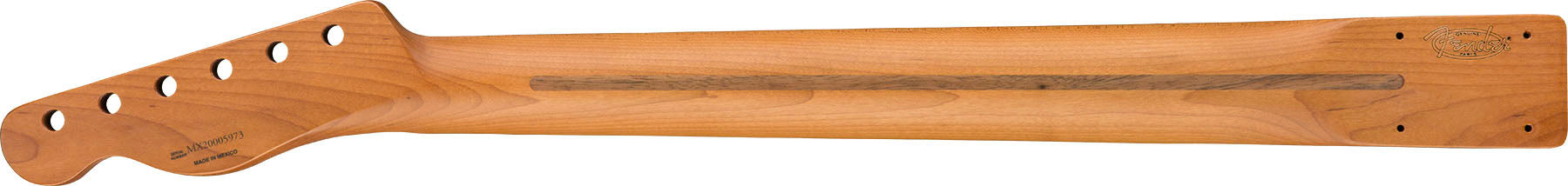 Fender® Roasted Maple Vintera Mod ’50’s Telecaster Neck, 21 Medium Jumbo Frets, 9.5″, “V” Shape