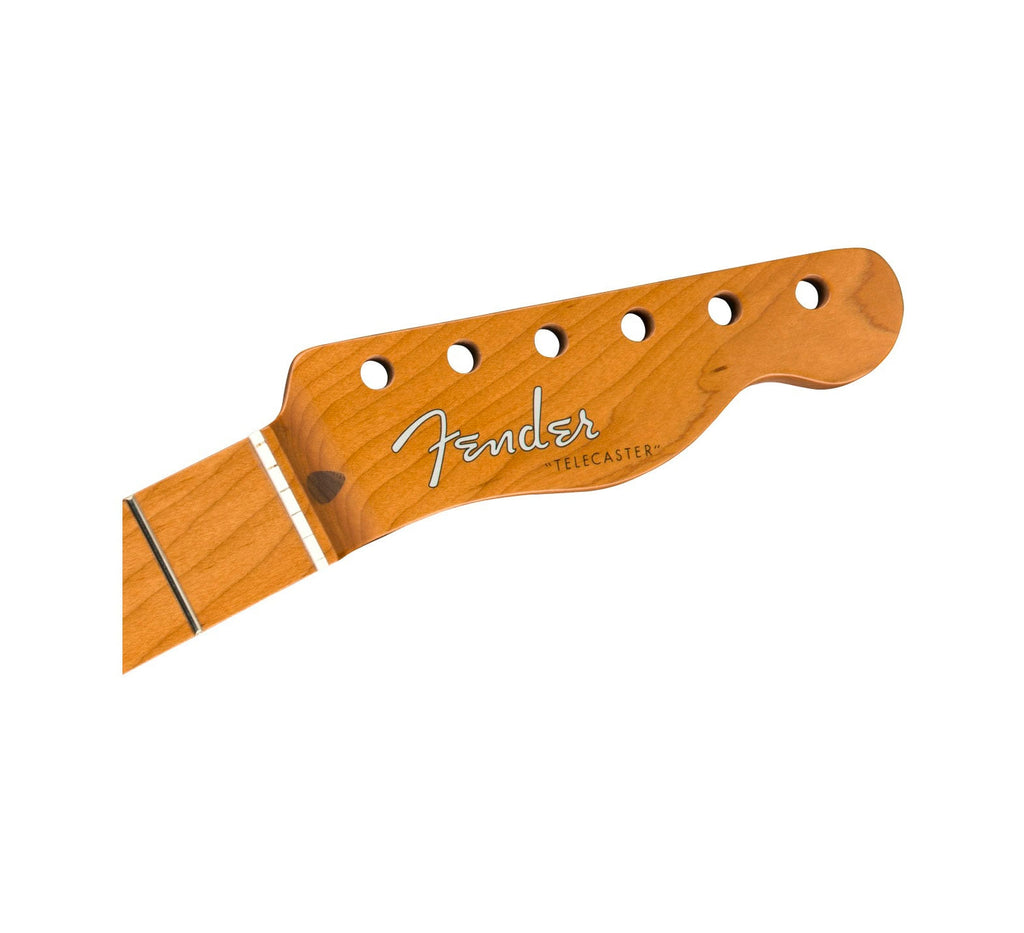 Fender® Roasted Maple Vintera Mod ’50’s Telecaster Neck, 21 Medium Jumbo Frets, 9.5″, “V” Shape
