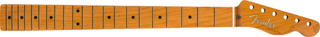 Fender® Roasted Maple Vintera Mod ’50’s Telecaster Neck, 21 Medium Jumbo Frets, 9.5″, “V” Shape