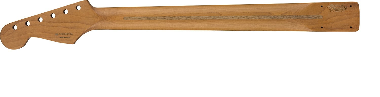 Fender® Roasted Maple Vintera Mod 50’s Stratocaster Neck, 21 Medium Jumbo Frets, 9.5″, “V” Shape