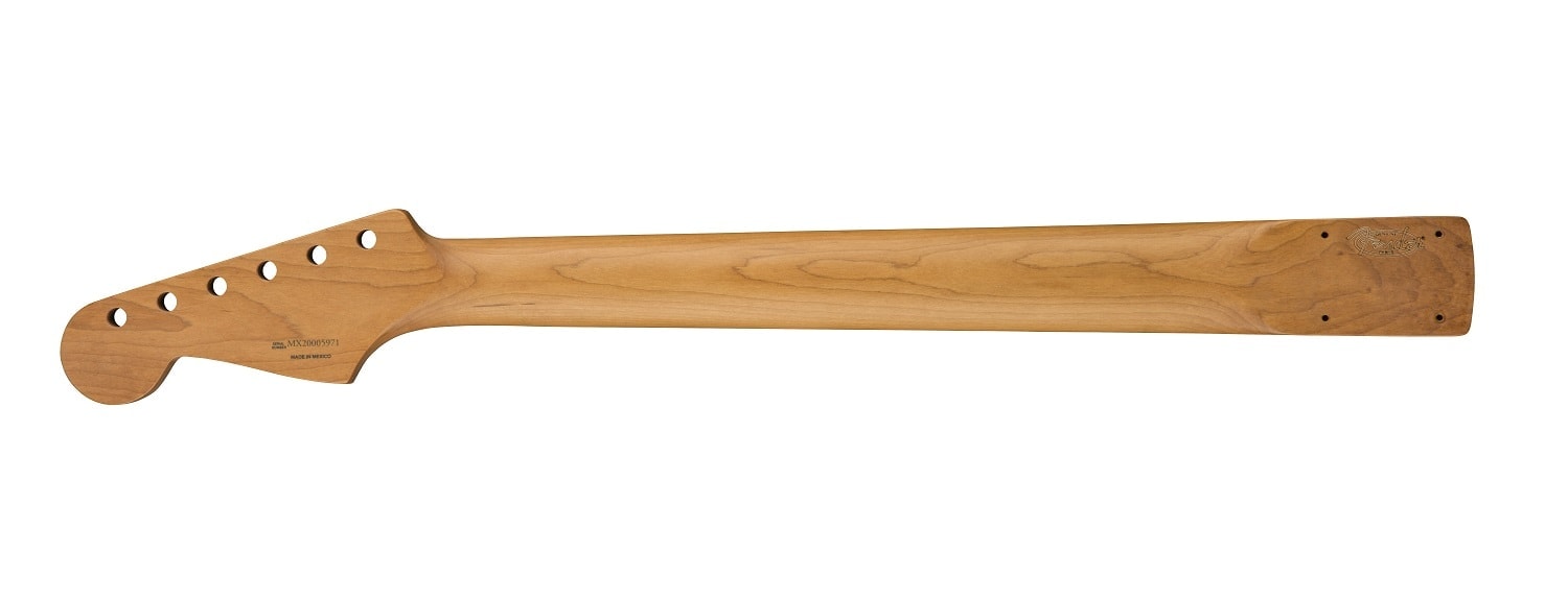 Fender® Roasted Maple Vintera Mod ’60’s Stratocaster Neck, 21 Medium Jumbo Frets, 9.5″, “C” Shape