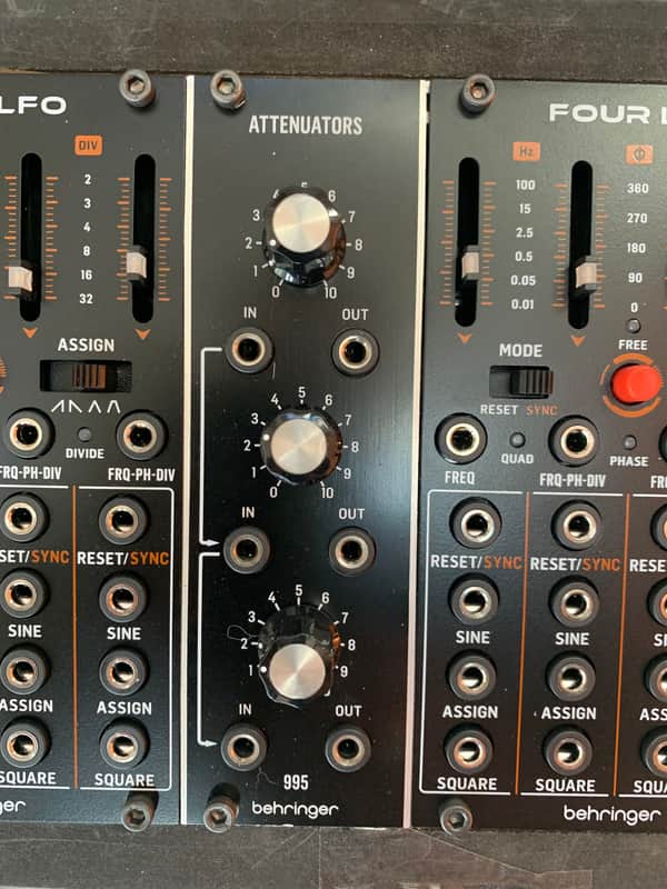 Behringer 995 Attenuators Eurorack Synthesizer Module 2020 - Present - Black