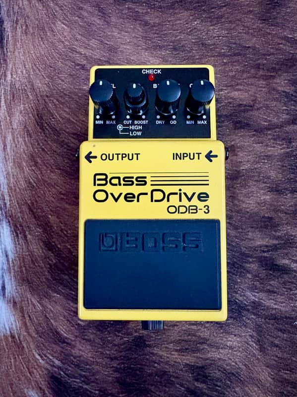 Boss ODB-3 Bass OverDrive (Silver Label) 1994 - Present Yellow